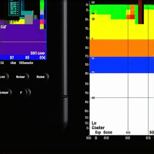 Projector Maintenance Tools in Action A person calibrating a projector with a lux meter and colorimeter, highlighting essential tools for optimal performance.